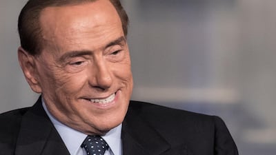 Former Italian Prime Minister Silvio Berlusconi, a rich businessman, promised to be “Il Cavaliere” – literally, “the knight” – who would save Italy from corrupt politicians. Alessandra Benedetti / Corbis/Corbis / Getty