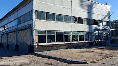 Windows were blown out at the South Ukraine Nuclear Power Plant after Russian rockets landed within 300 metres of the building. AP