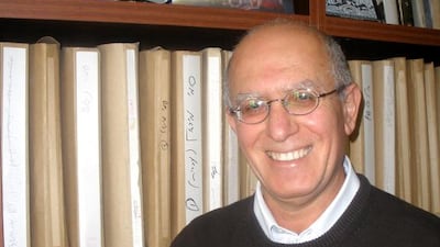 The translator and editor Reuven Snir, who has compiled an anthology of poetry about Baghdad. Courtesy Harvard University Press