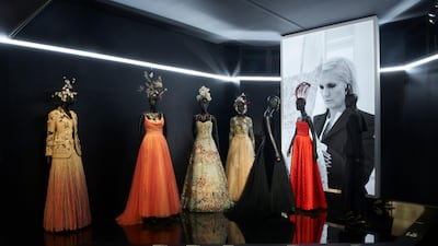 A room in the Christian Dior: Designer Of Dreams exhibition. Photo by Adrien Dirand