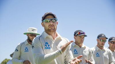 Brendon McCullum and New Zealand sealed at least a two Test series draw with Sri Lanka on Monday with a victory in the first match. Marty Melville / AFP / December 29, 2014