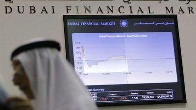 Dubai's benchmark, the Dubai Financial Market General Index, fell for the second day this week. AP Photo