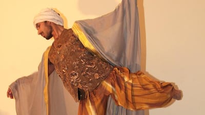 Sanoop Dinesh, who is part of the cast of the play Al Malik