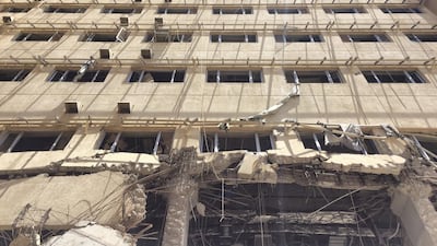 Ramadi's former hospital. Sofia Barbarani / The National