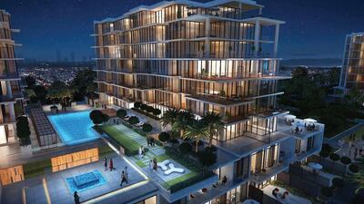 A rendering of the Akoya by Damac apartments. Damac declined to give sales figures at the development. Courtesy Damac