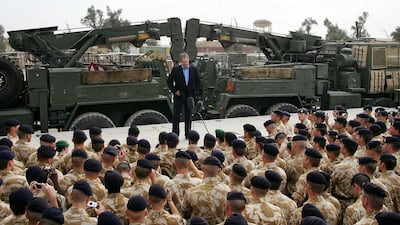 British prime minister Tony Blair has been subject to scathing criticism in the Chilcot report. Adrian Dennis / AFP