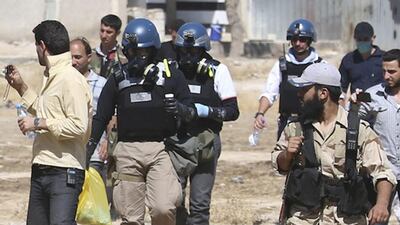 OPCW inspectors travelled to Damascus in April 2018. Reuters