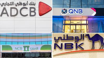 #28 – FGB and National Bank of Abu Dhabi confirmed on June 19 that they were contemplating a merger, which would create a bank to rival the Gulf leader in both assets and stock-market value. That leader is ...? Mona Al Marzooqi / The National, Emre Rende for The National, Andrew Henderson / The National, Michael Bou-Nacklie for The National