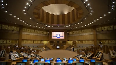 Saqr Ghobash, Minister for Labour, responded by letter to FNC questions on Emiratisation. Christopher Pike / The National