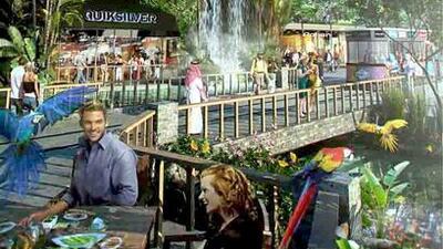 Dining and shopping at Mall of the World in Dubai. Courtesy Dubai Holding