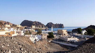 A view of the area of Haramil in the Omani capital Muscat. AFP