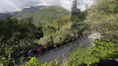 The peloton during Stage 5 of the 107th Giro d'Italia. AP