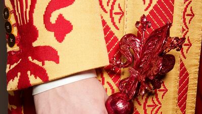 Behind the scenes at Dolce & Gabbana's Alta Sartoria presentation. Courtesy Dolce & Gabbana