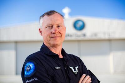 Virgin Galactic Pilot and Vice President of Safety and Test, Todd Ericson. Courtesy Virgin Galactic