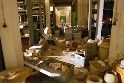 Iraq's National Museum after it was looted in 2003. Getty