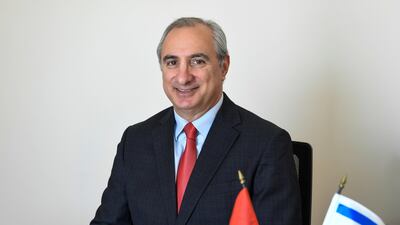 Eitan Naeh, Israel's envoy to the UAE. Wam