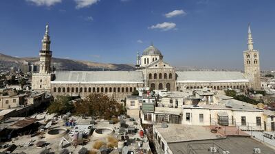 The Umayyad Mosque in Damascus is considered the fourth most holy site in Islam. AFP