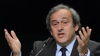 Michel Platini had been the favourite to win the next Fifa presidential election, but the current investigation could harm his candidacy. AFP PHOTO / FABRICE COFFRINI