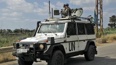 Unifil forces in southern Lebanon. Seven peacekeepers have been killed since hostilities began on March 2. AFP