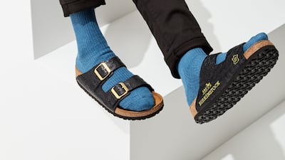 'Birkinstock' shoes made by the New York company MSCHF. Courtesy MSCHF