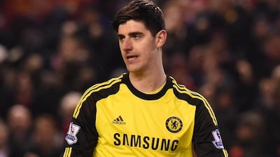 Thibaut Courtois started in goal for 32 of Chelsea's 38 Premier League contests in 2014/15. Paul Ellis / AFP