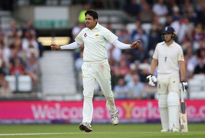 Pakistan fast bowler Mohammed Abbas is one of his team's finds during the series. Nigel French / AP Photo