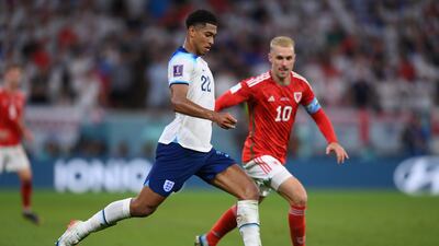 Jude Bellingham 7 - Beautiful flicks with Foden in England’s best first-half move. Shots, key and accurate passes, better than in the game against the USA. Such a mature player for his age. Such high energy levels, too. Getty Images