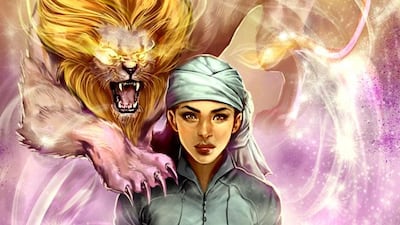 The new graphic novel 'Drawn' will be released at Middle East Film & Comic Con, Dubai. Art by Siya Oum. Courtesy Jabal Entertainment