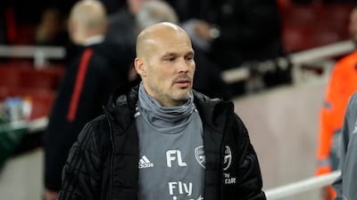 Arsenal's interim head coach Freddie Ljungberg is determined to put smiles on faces at the club. AP