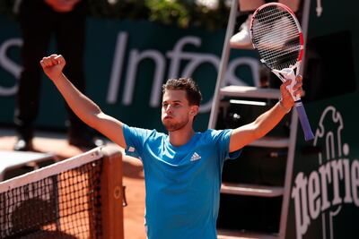 Dominic Thiem will face Rafael Nadal in the French Open final for the second straight year. Reuters