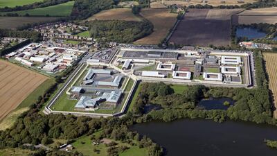 The Frankland & Long Newton Prison in County Durham will be the first in Britain to have a separate section for inmates convicted extremist terrorism. APS (UK) / Alamy Stock Photo