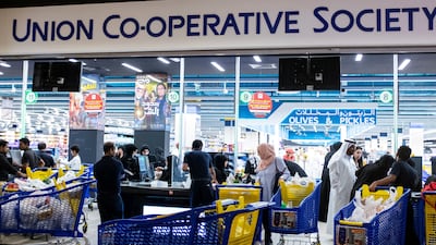 A Union Coop branch at Etihad Mall in Dubai. Reem Mohammed / The National