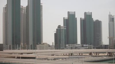 Developers completed almost 2,300 units during the three months to June in Abu Dhabi, including those at those at Reem Island, above. Lee Hoagland / The National