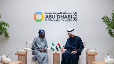 Sheikh Mohamed meets Nigeria's President Bola Ahmed Tinubu