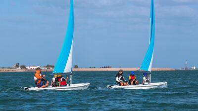Pupils are taught basic sailing skills as part of the curriculum.