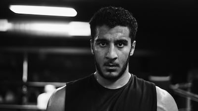 Saudi Arabia pro boxer Ziyad Al Maayouf takes on Ecuador's Ronnald Martinez at Diriyah Arena on the undercard of Jake Paul v Tommy Fury. Photo: Ziyad Al Maayouf