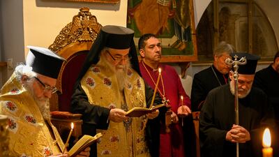 Oils from the Mount of Olives are mixed with essential oils and blessed in Jerusalem by the Patriarch of Jerusalem to become chrism oil, which will be used in the coronation of King Charles III. PA