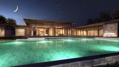 A rendering of Viktor Udzenija's Jumeirah villa project. Courtesy Viktor Udzenija
