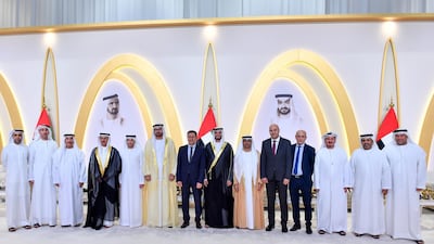 Well wishers at the wedding reception of Saeed Al Gergawi. Wam