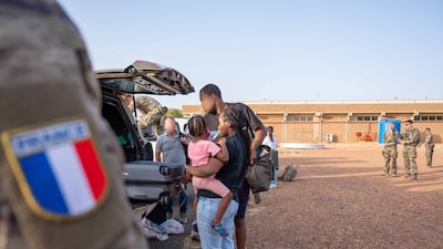 Operation Sagittaire is evacuating about 100 people from Sudan on the first French flight out of Sudan. AFP