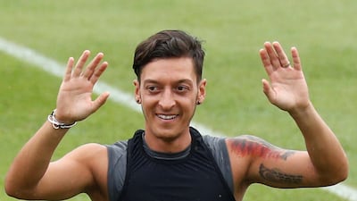 Mesut Ozil has returned to his club Arsenal for pre-season training. Reuters