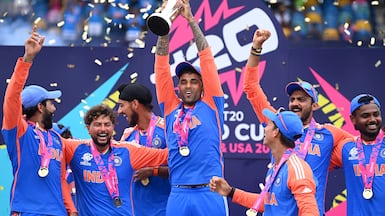 Suryakumar Yadav will lead India's T20 World Cup title defence. Getty Images
