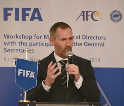 Gareth Jennings, group sporting director of the Harburg Group, the American ownership company that bought Al Kholood last year. Photo: Harburg Group