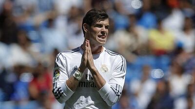 Gareth Bale says the reason he originally pushed for a transfer from Tottenham to Real Madrid was to play in matches like the Champions League final he'll feature in on Saturday, May 24, 2014 in Lisbon, Portugal.