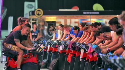 Les Mills Live last year. Courtesy Les Mills