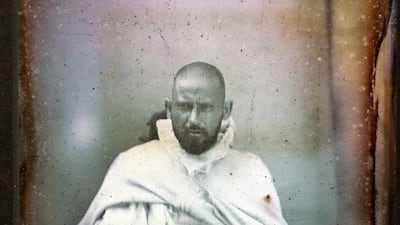 Henri Jacquart (1809-1874). Ibrahim Backir, aged 37, Mozabite, Paris, France, September 1851. Daguerreotype. Paris, Musee du quai Branly-Jacques Chirac. Victor Besa / The National