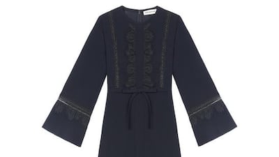 Lace panel dress by Self Portrait. Courtesy Harvey Nichols