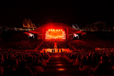 The majestic ampitheatre in Saadiyat Island, where the Saadiyat Nights concerts are held. Photo: Saadiyat Nights