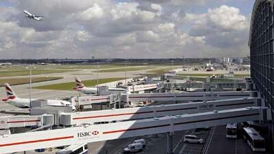 London Heathrow airport Terminal Five.