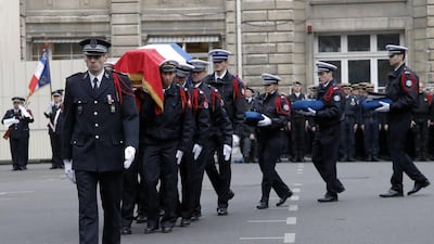 The hashtag #JeSuisAhmed quickly became popular in honour of Ahmed, following the widespread use of #JeSuisCharlie to express solidarity with the satirical magazine. Francois Mori / AP Photo